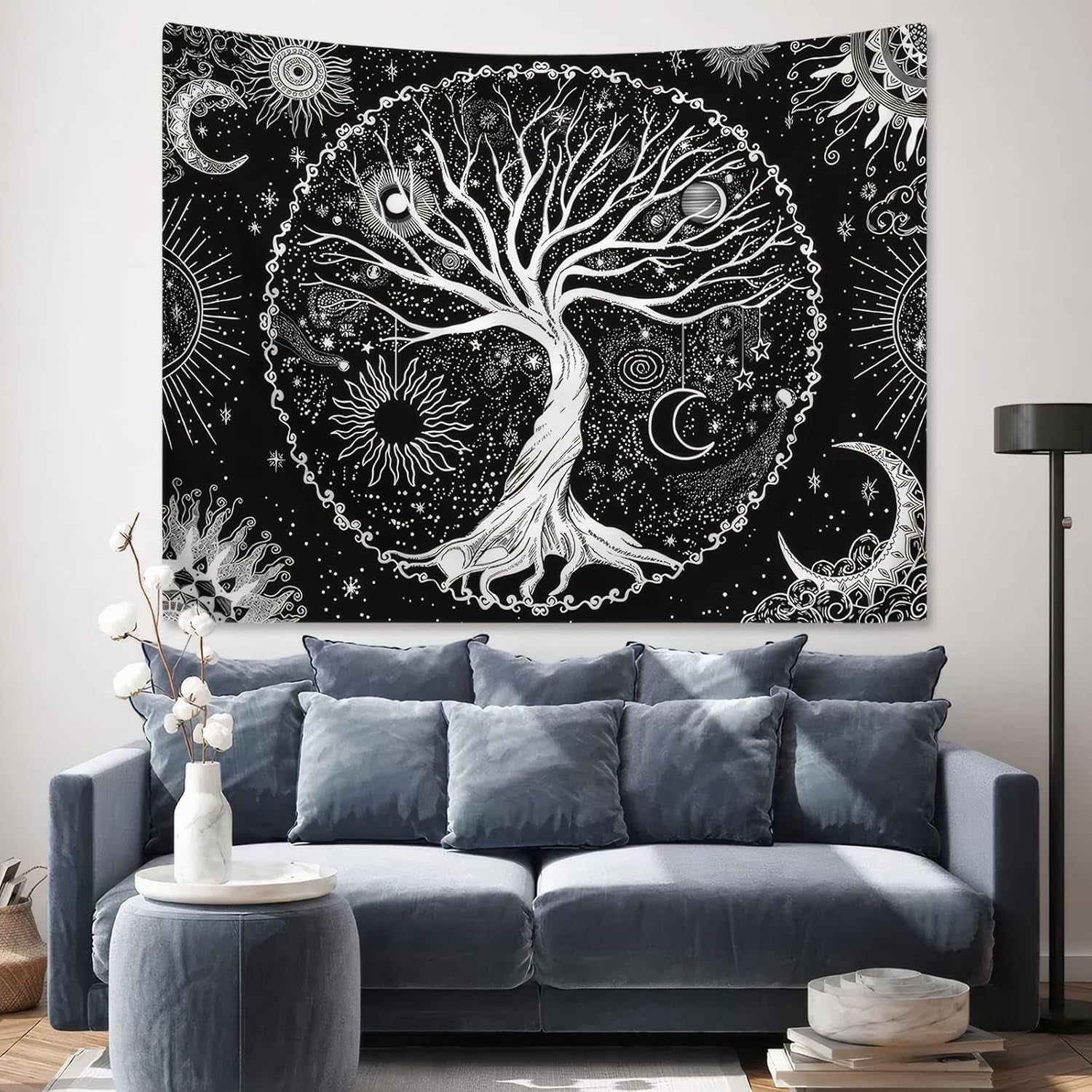 Gobelin Drzewo życia Sun Moon Casa - Akcesoria i dekoracje Naty Shop
