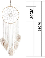 Gobelin deco łapacz snów tkany biały dekoracja ścienna Strona główna - Akcesoria i dekoracje Naty Shop