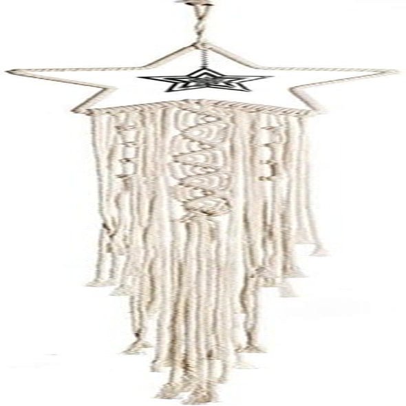 Gobelin deco łapacz snów tkany biały dekoracja ścienna Strona główna - Akcesoria i dekoracje Naty Shop White