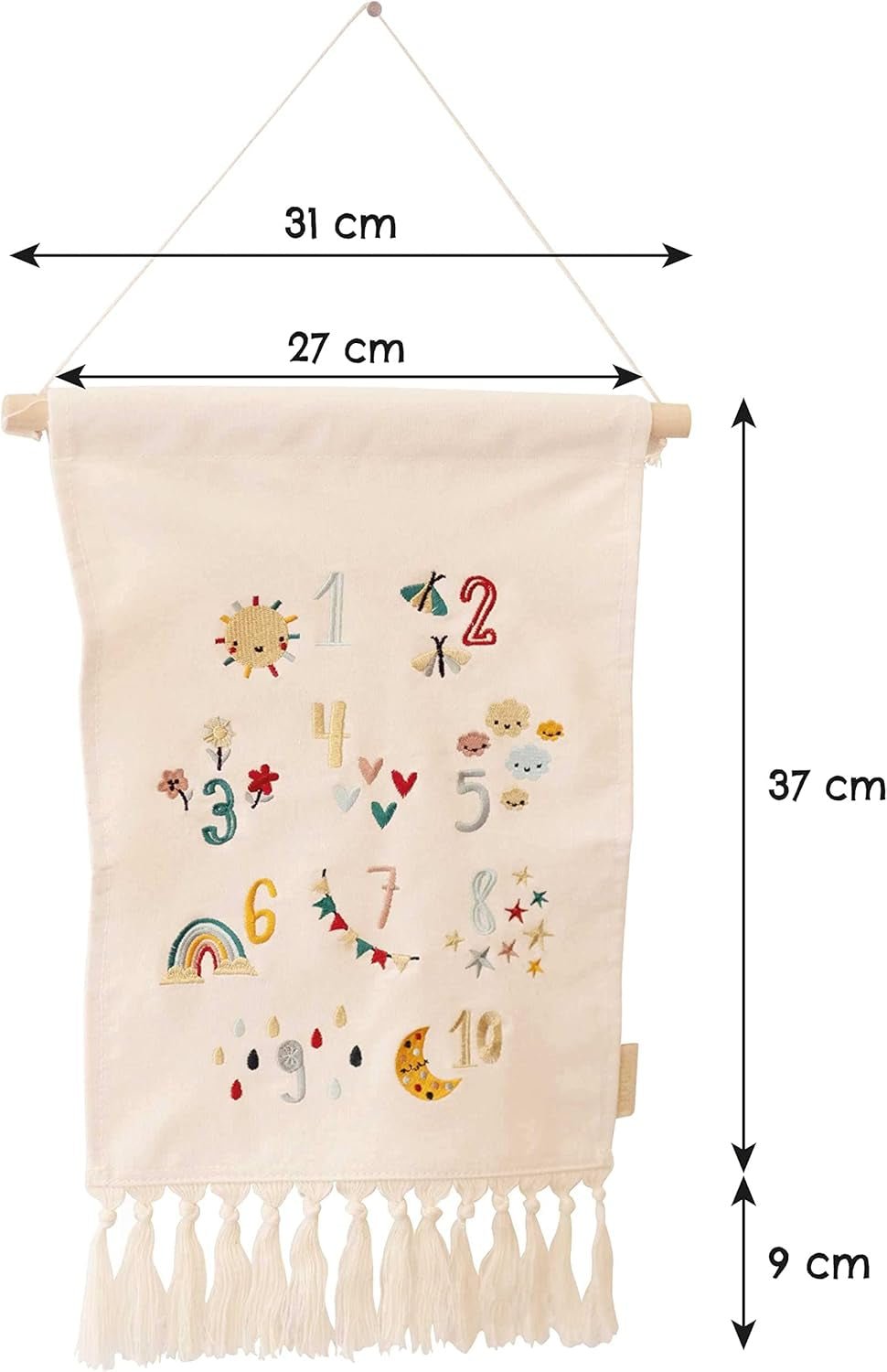 Papierowy gobelin ze smokiem dla chłopców i dziewcząt z tkaninowni Casa - Akcesoria i dekoracje Naty Shop