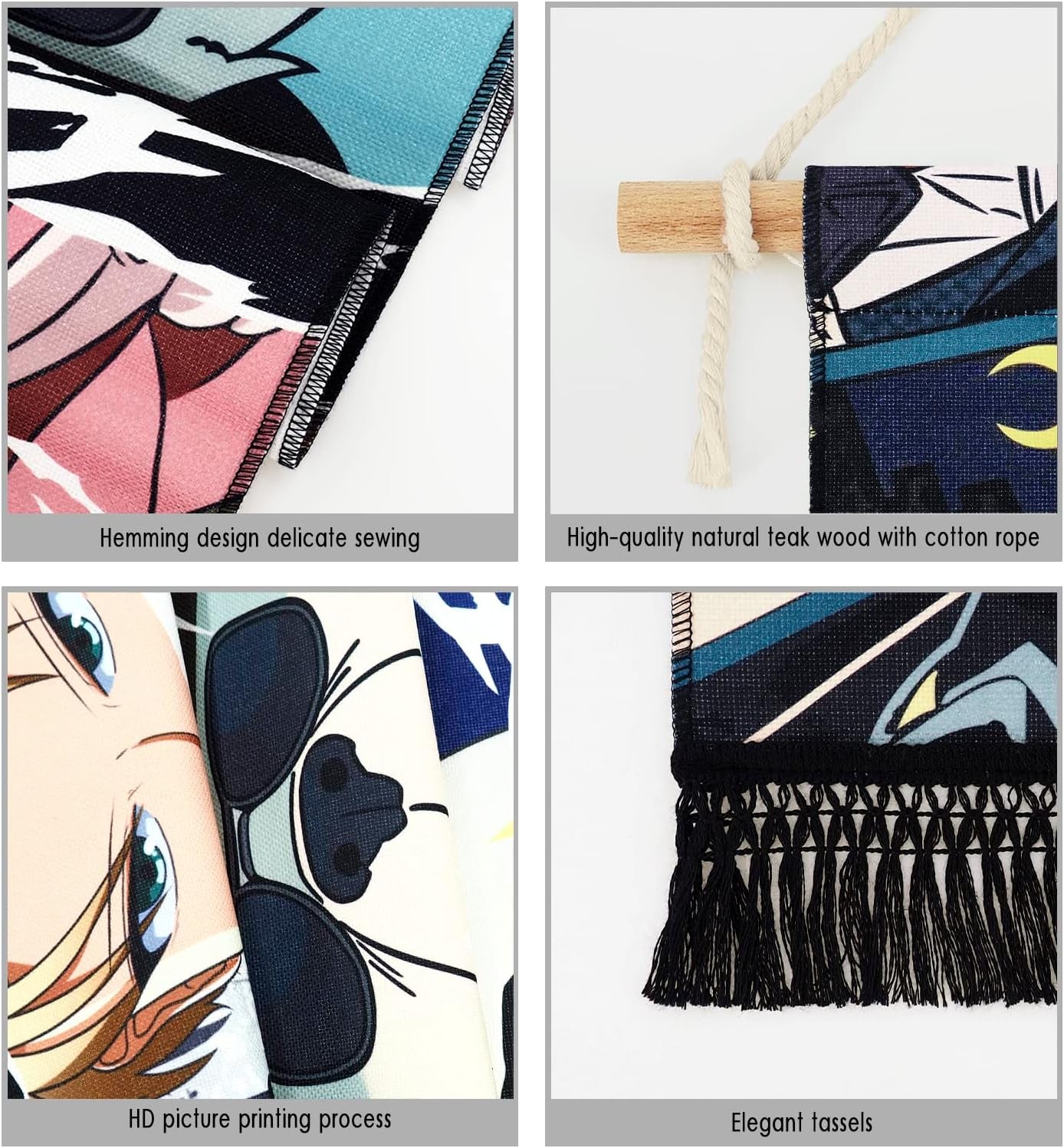 Gobelin wiszący na płótnie, plakat artystyczny anime Strona główna - Akcesoria i dekoracje Naty Shop