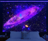 Holavida gobelin fluorescencyjna galaktyka gwiaździste niebo abstrakcyjna estetyka Strona główna - Akcesoria i dekoracje Naty Shop Cosmic Galaxy-A 200L X 150B Cm