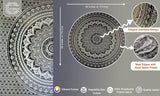 Gobelin indyjski ręcznik plażowy okrągły mandala hippielowy duży indyjski Strona główna - Akcesoria i dekoracje Naty Shop