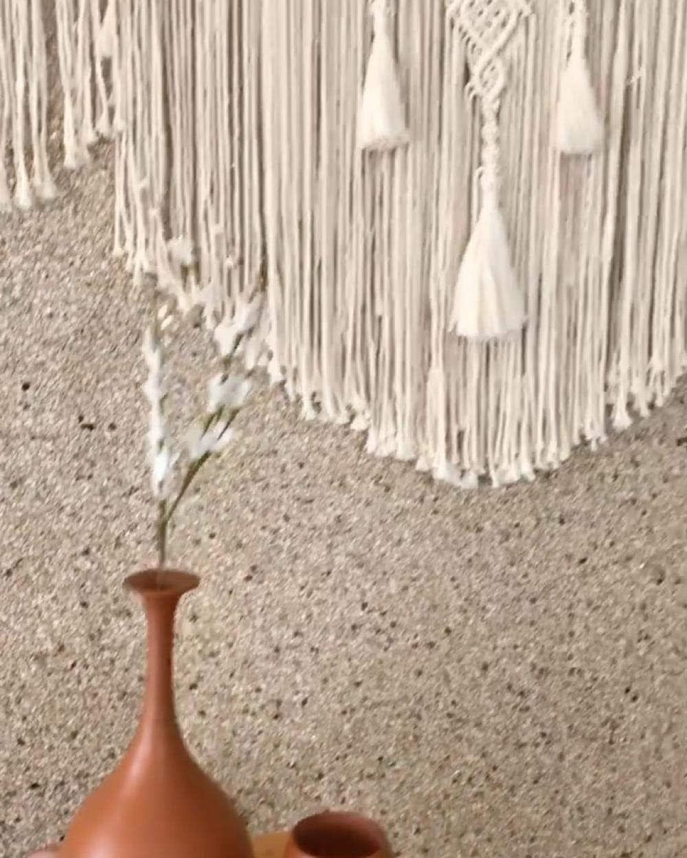 Duży artystyczny gobelin nad wezgłowiem łóżka arte Casa - Akcesoria i dekoracje Naty Shop