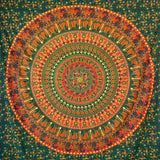 Gobelin Momomus Mandala kolorowy bawełniany orientalne wzory Strona główna - Akcesoria i Dekoracje Naty Shop Pozdrowienia 210L X 230B Cm