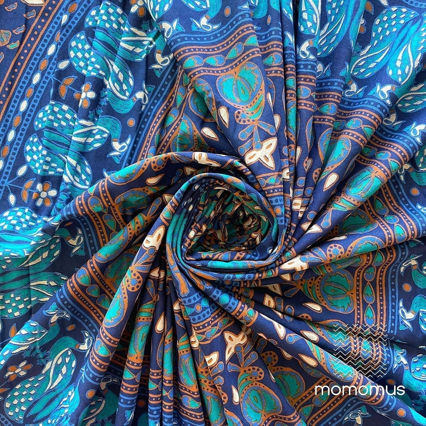 Gobelin Momomus Mandala kolorowy bawełniany orientalne wzory Strona główna - Akcesoria i Dekoracje Naty Shop