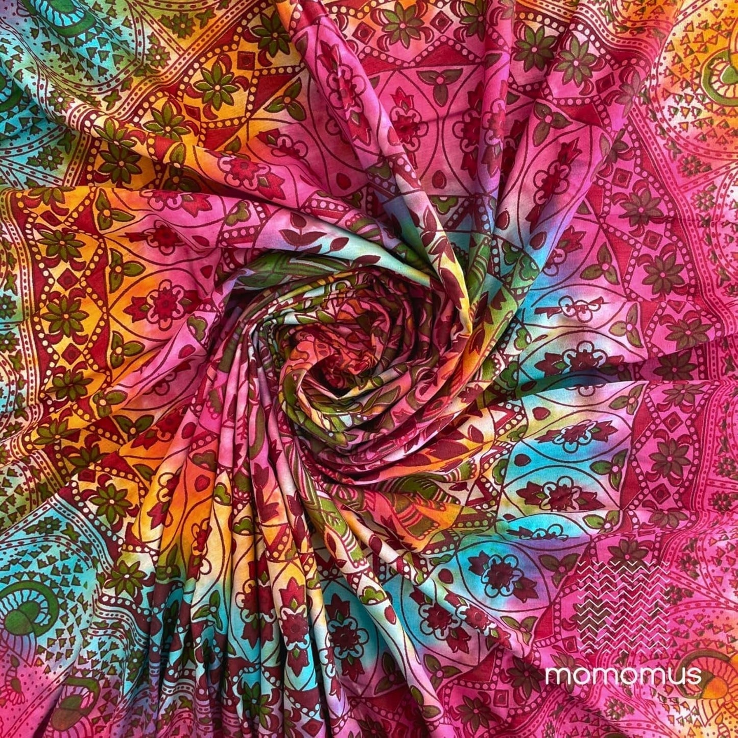 Gobelin Momomus mandala hipisowska lub psychodeliczna xxl Strona główna - Akcesoria i Dekoracje Naty Shop