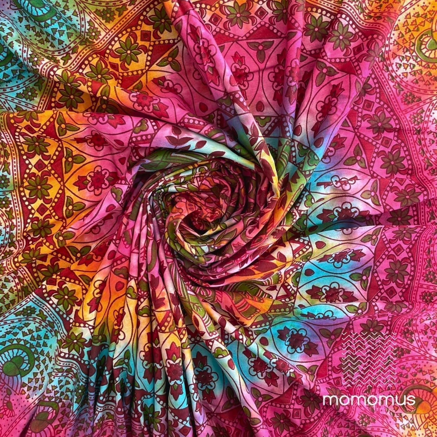 Gobelin Momomus mandala hipisowska lub psychodeliczna xxl Strona główna - Akcesoria i Dekoracje Naty Shop