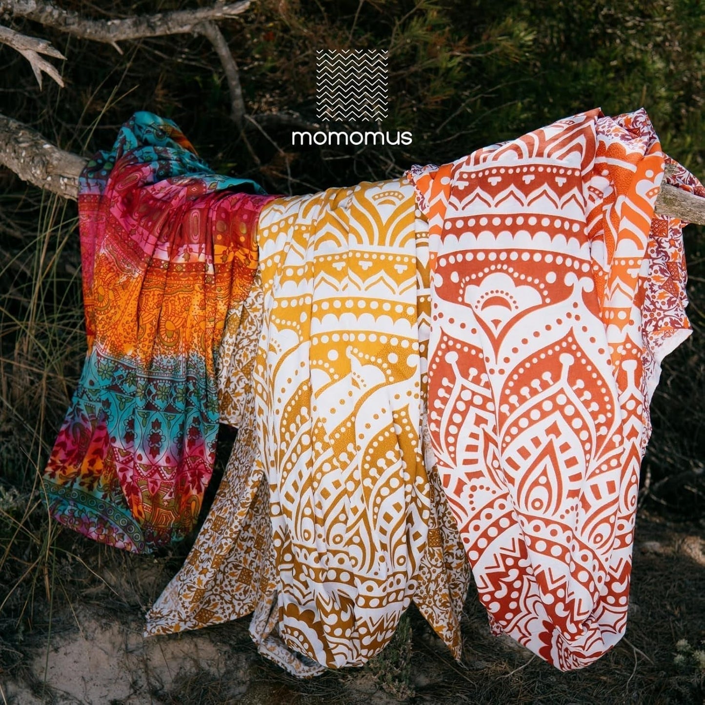 Gobelin Momomus mandala hipisowska lub psychodeliczna xxl Strona główna - Akcesoria i Dekoracje Naty Shop