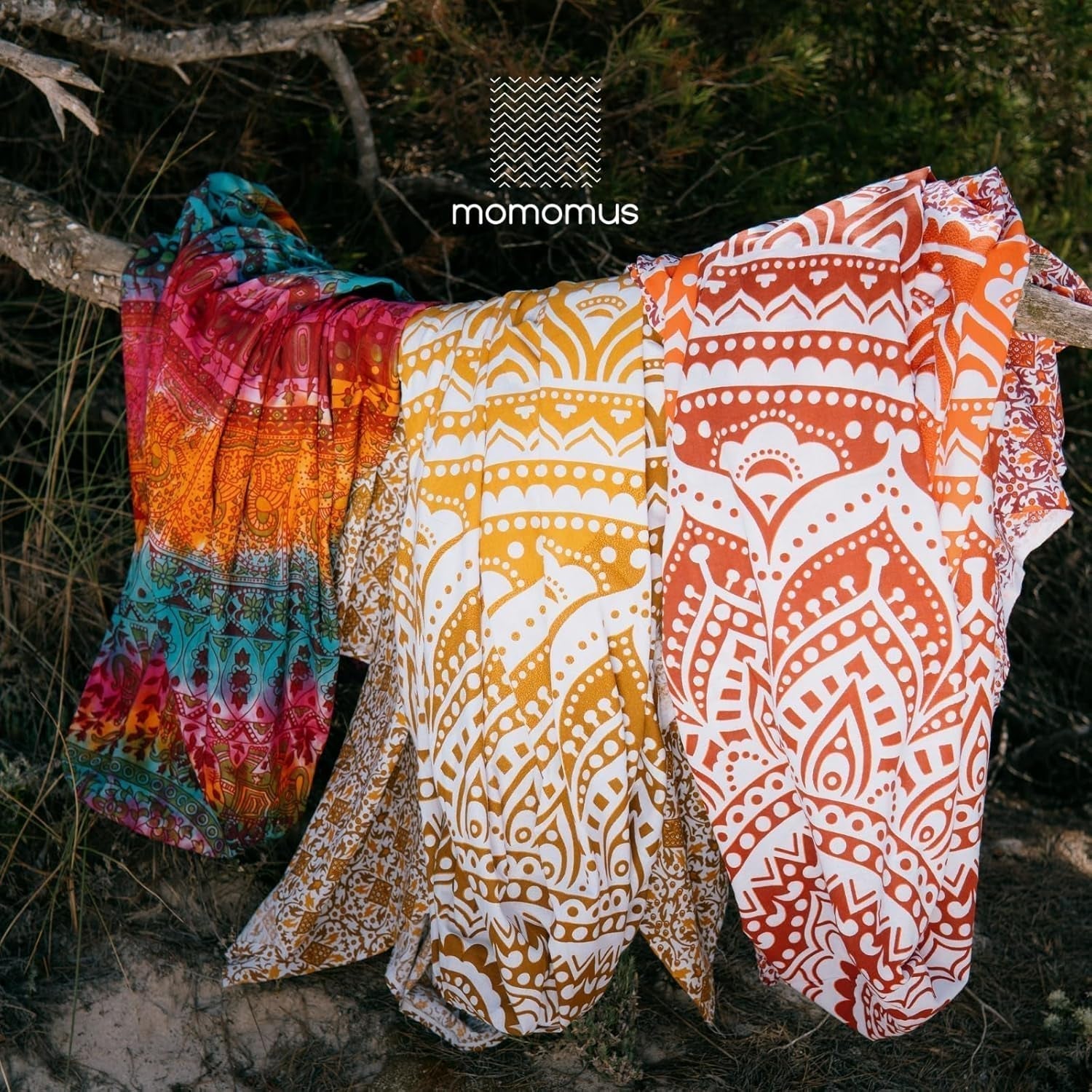 Gobelin Momomus mandala hipisowska lub psychodeliczna xxl Strona główna - Akcesoria i Dekoracje Naty Shop