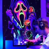 Gobelin gobelin horror twarz czarne światło duchy reaktywne Strona główna - Akcesoria i dekoracje Naty Shop