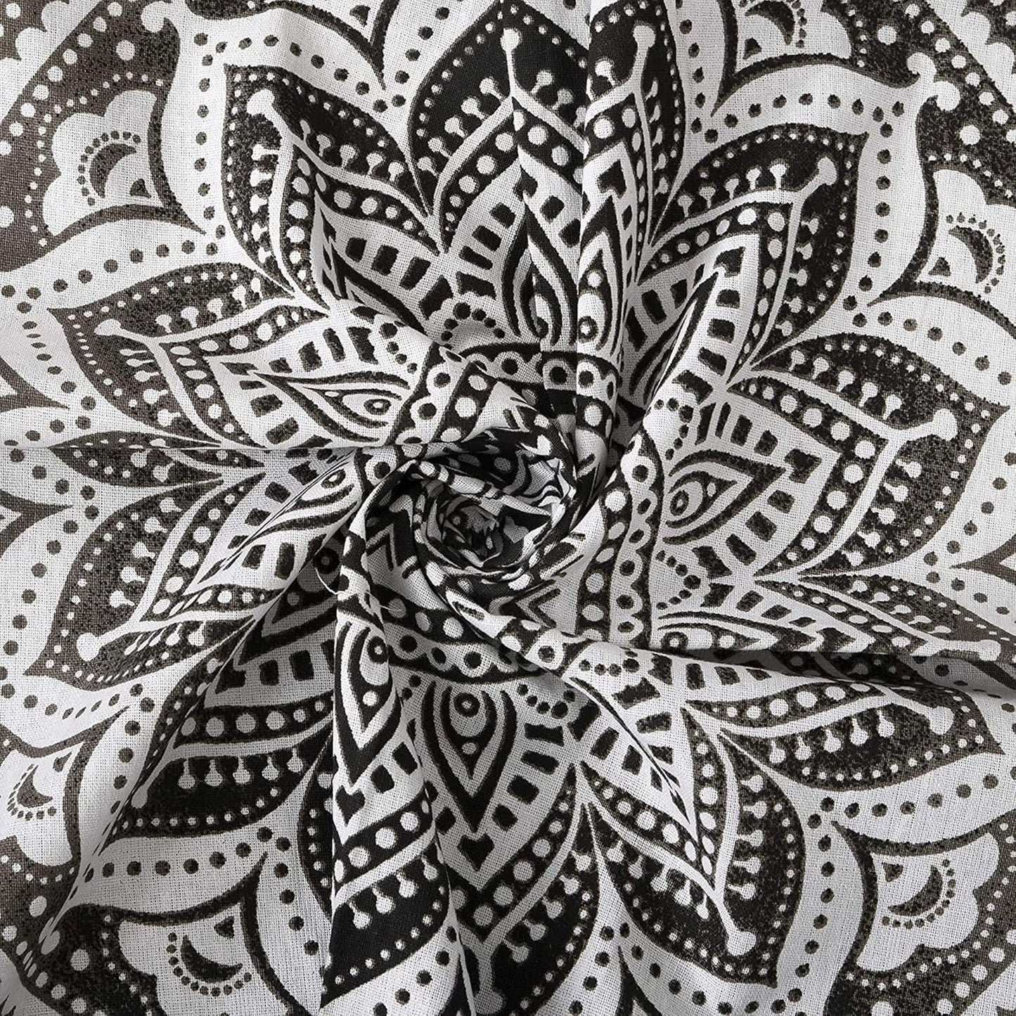 Gobelin gobelinowy mandala szary czarny tkanina ścienna Strona główna - Akcesoria i dekoracje Naty Shop