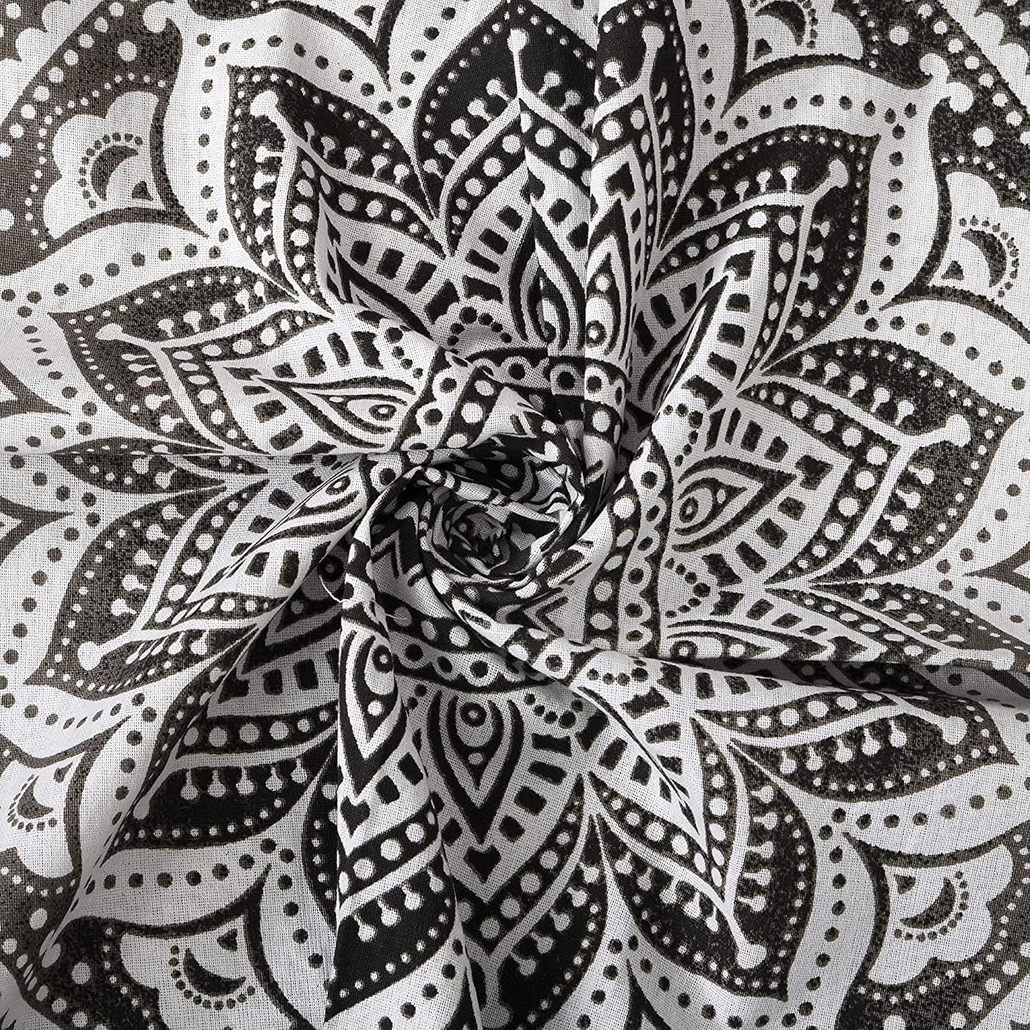 Gobelin gobelinowy mandala szary czarny tkanina ścienna Strona główna - Akcesoria i dekoracje Naty Shop