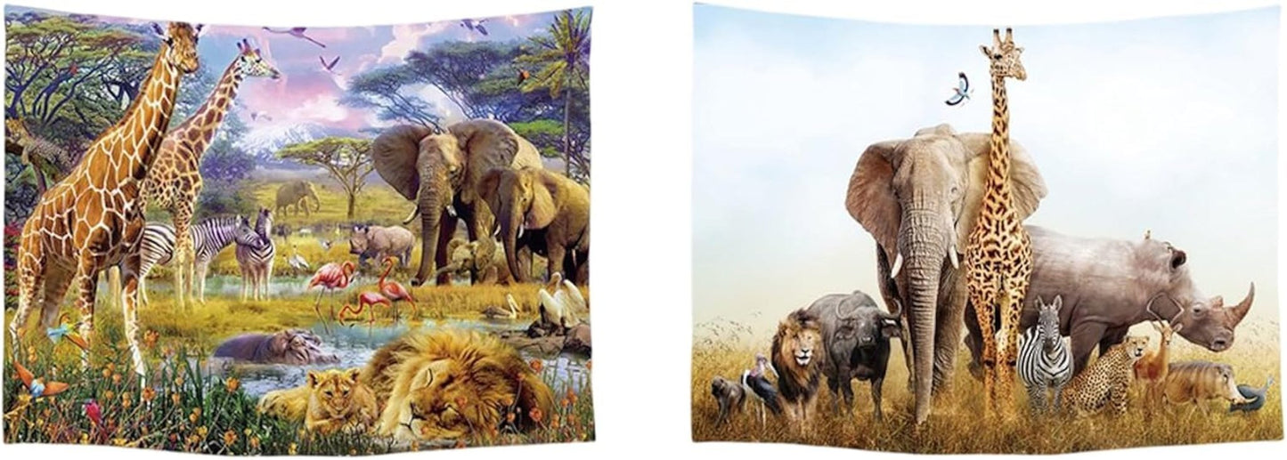 Gobelin ulticool dom plaża morska wyspa palmowa Strona główna - Akcesoria i dekoracje Naty Shop Safari Animals