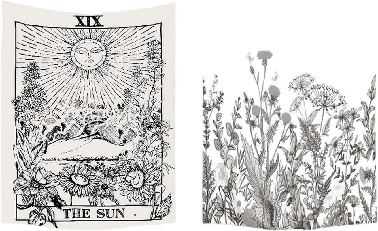 Gobelin ulticool dom plaża morska wyspa palmowa Strona główna - Akcesoria i Dekoracje Naty Shop Natura Kwiaty Retro
