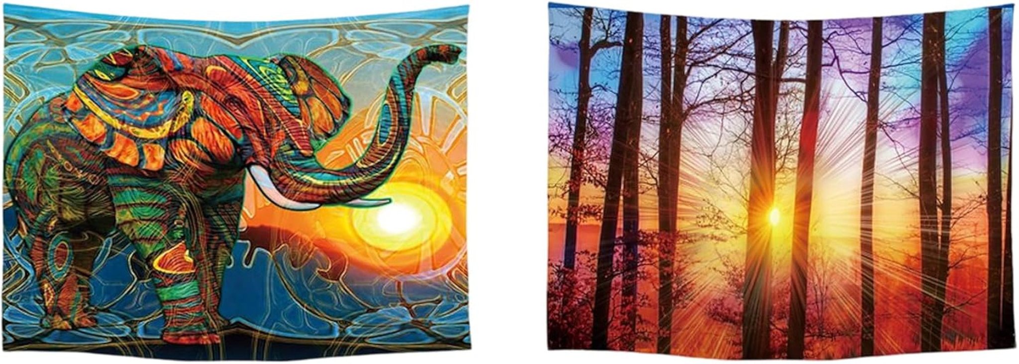Dom z gobelinem Ulticool na plaży i wyspie palm morskich - Naty Shop