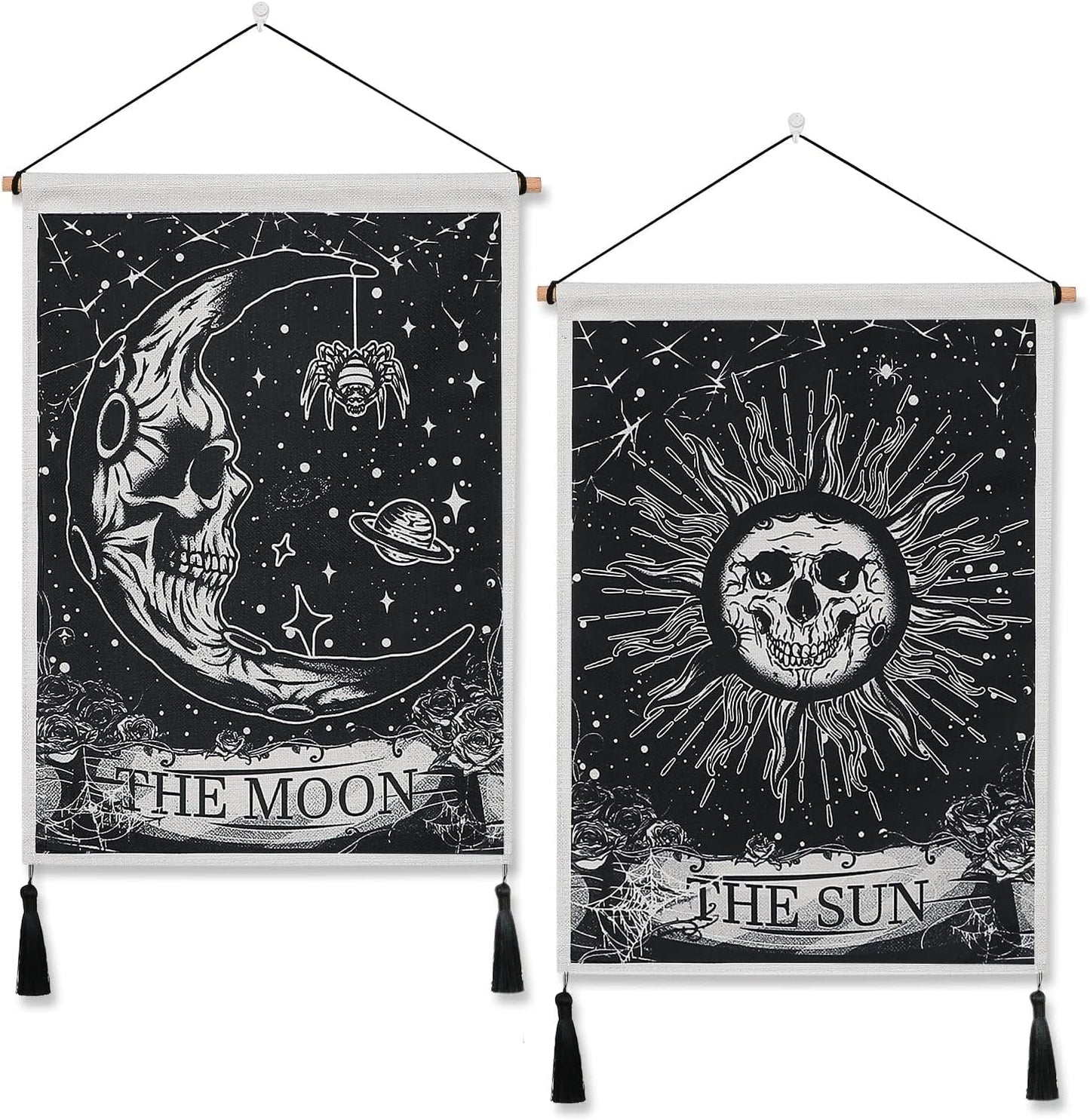 Gobelin weldomcor czaszka tarot zestaw słońce Strona główna - Akcesoria i dekoracje Naty Shop Czaszki Czaszki