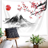 Yisumei gobelin estetyczny księżycowe kwiaty czarny rozmiar Strona główna - Akcesoria i dekoracje Naty Shop Czerwony 150L X 130B Cm