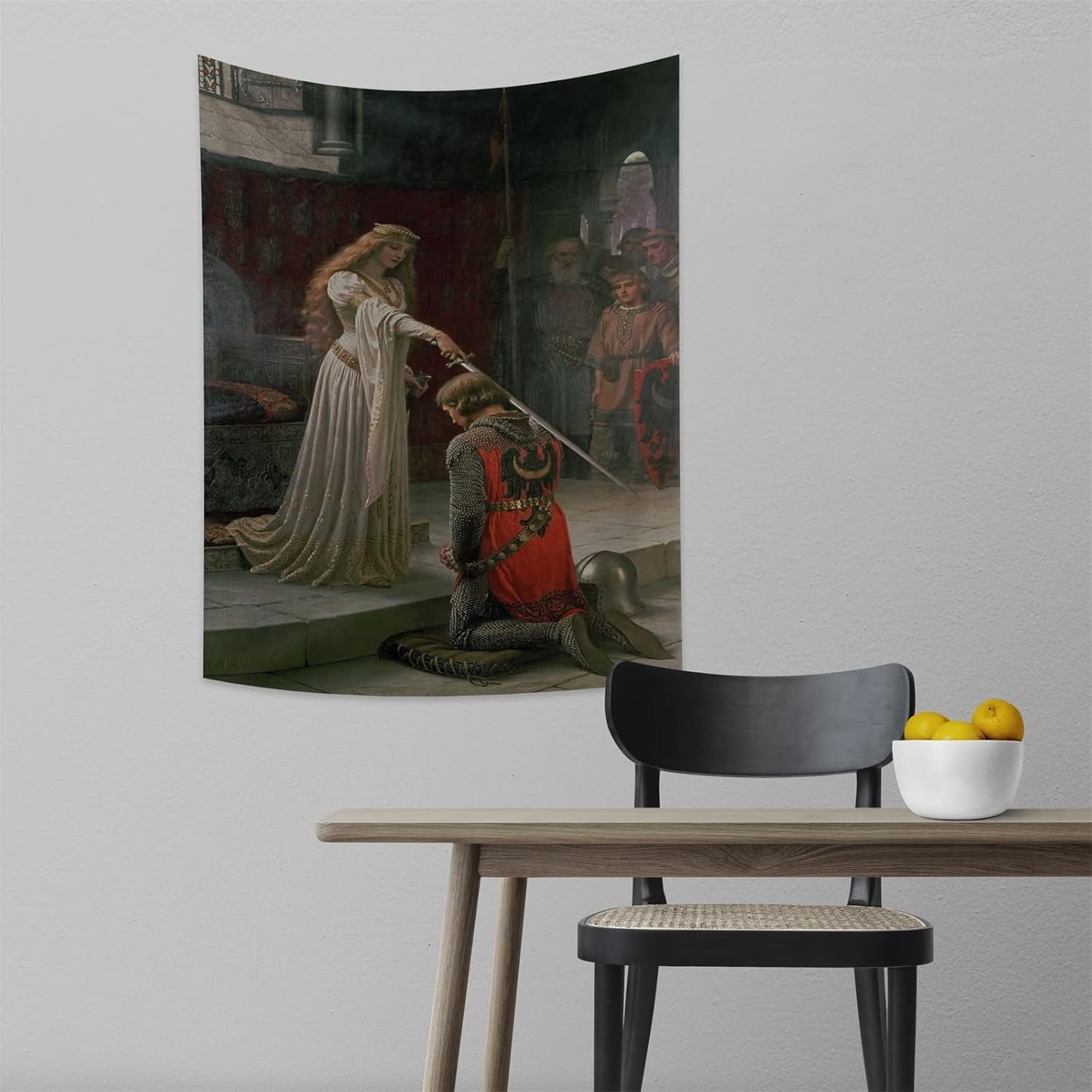 Gobelin yongfoto rycerz obraz olejny średniowieczna Anglia Strona główna - Akcesoria i dekoracje Naty Shop