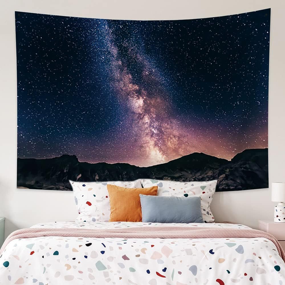 Gobelin yongfoto gwiaździste niebo mgławica tajemnicze gwiazdy Strona główna - Akcesoria i dekoracje Naty Shop