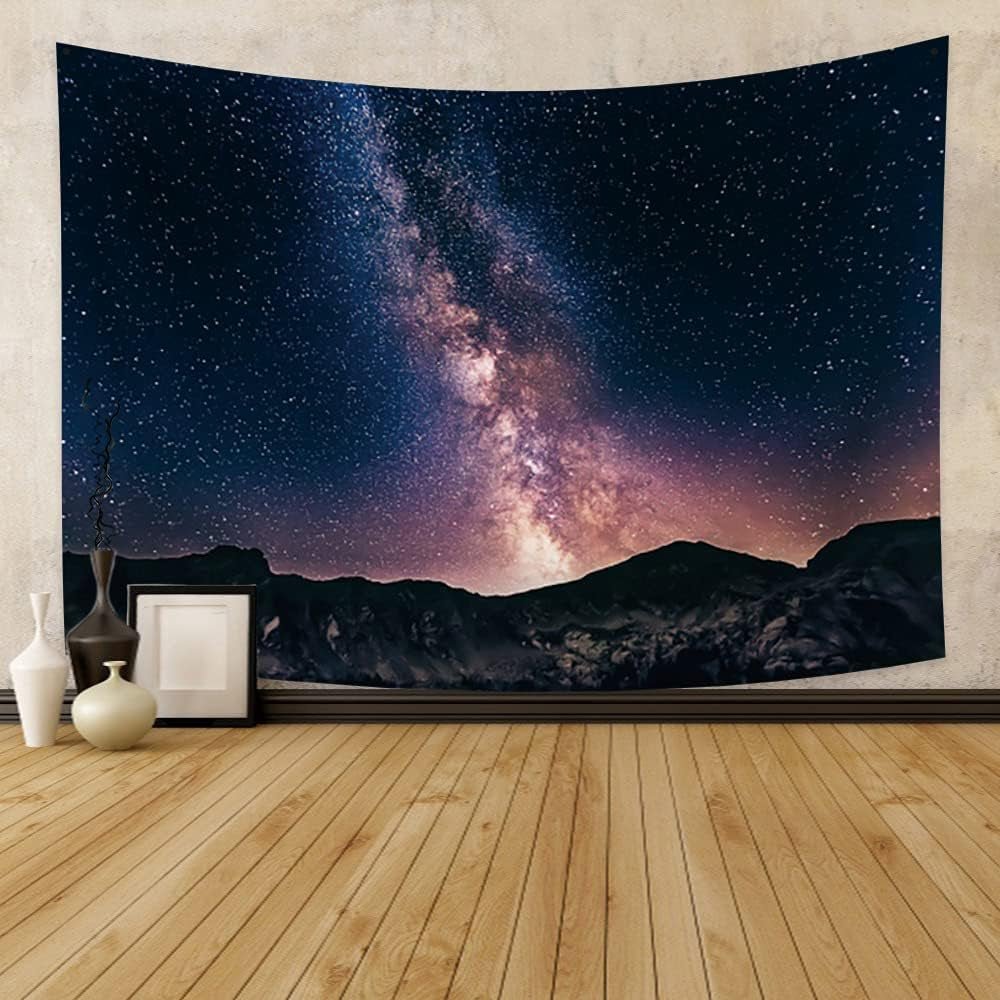 Gobelin yongfoto gwiaździste niebo mgławica tajemnicze gwiazdy Strona główna - Akcesoria i dekoracje Naty Shop