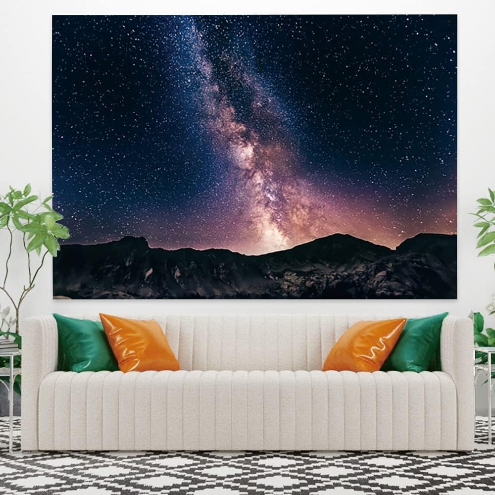 Gobelin yongfoto gwiaździste niebo mgławica tajemnicze gwiazdy Strona główna - Akcesoria i dekoracje Naty Shop