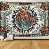 Gobelin yrendenge grzyby oparzenia słoneczne płótno hipisowskie oczy Strona główna - Akcesoria i Dekoracje Naty Shop Multi 150X130Cm