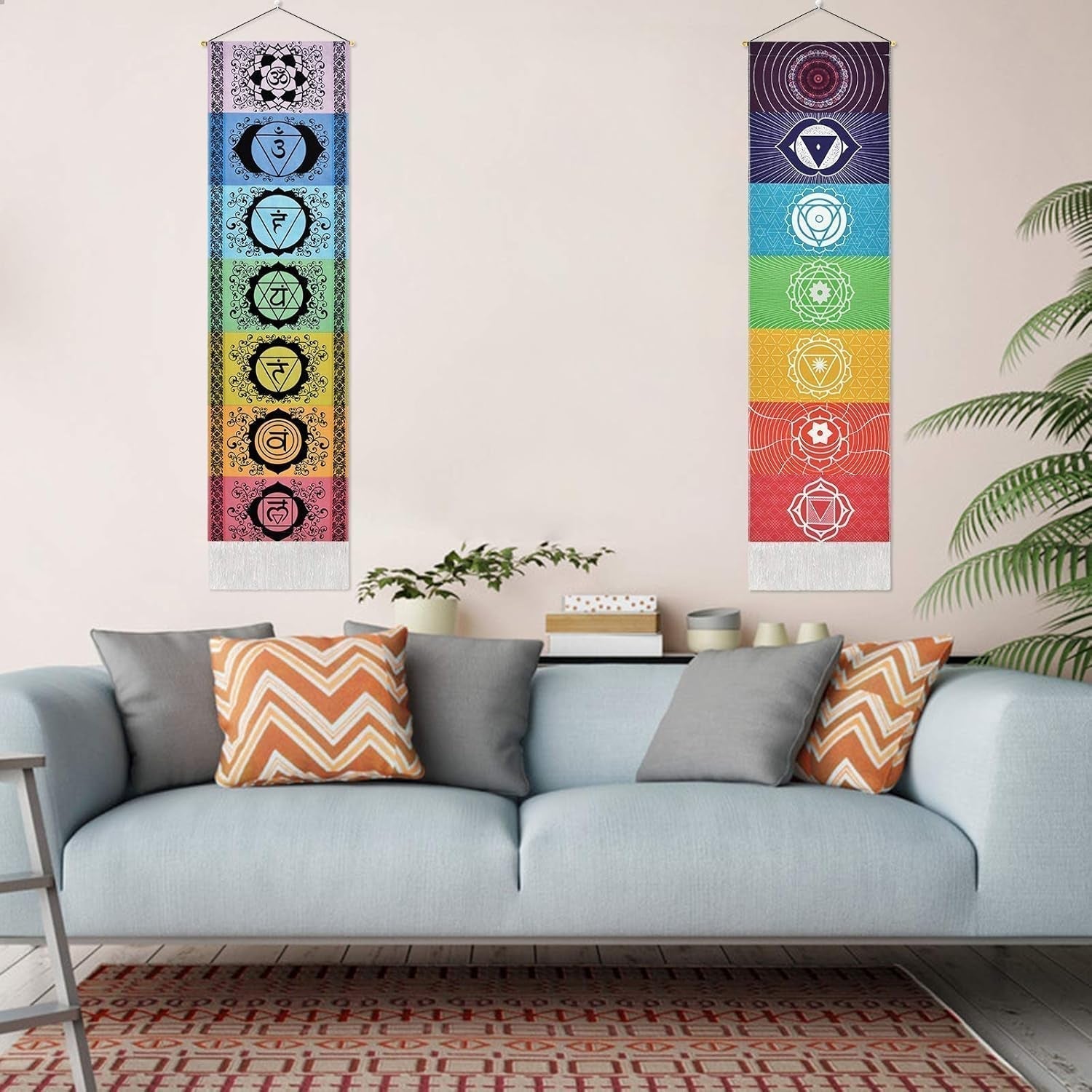 Zestaw do zawieszenia gobelinu yugarlibi medytacja czakr joga trippy Strona główna - Akcesoria i dekoracje Naty Shop
