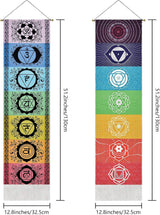Zestaw do zawieszenia gobelinu yugarlibi medytacja czakr joga trippy Strona główna - Akcesoria i dekoracje Naty Shop