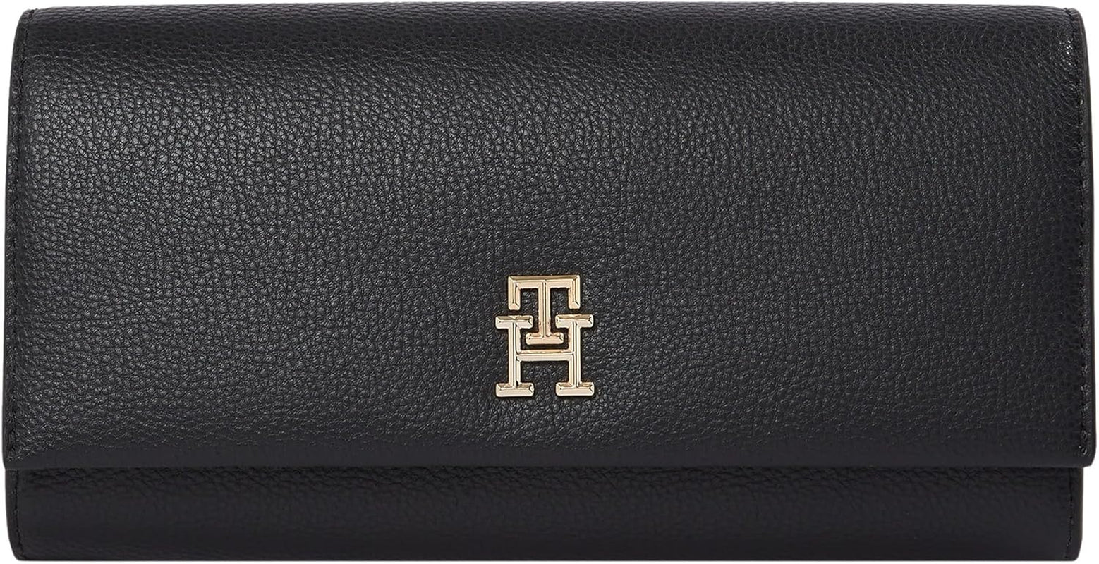 Tommy Hilfiger Aw0aw17267 Portfel damski Damski sklep Naty Czarny (czarny) Rozmiar uniwersalny