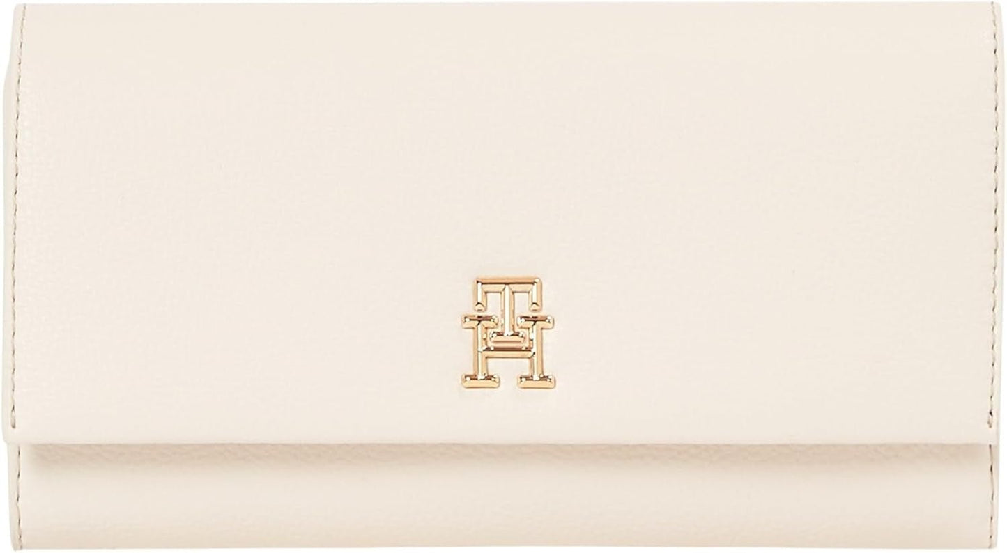 Tommy Hilfiger Aw0aw17267 Portfel damski damski Naty Shop Beige (trzcina cukrowa) Os