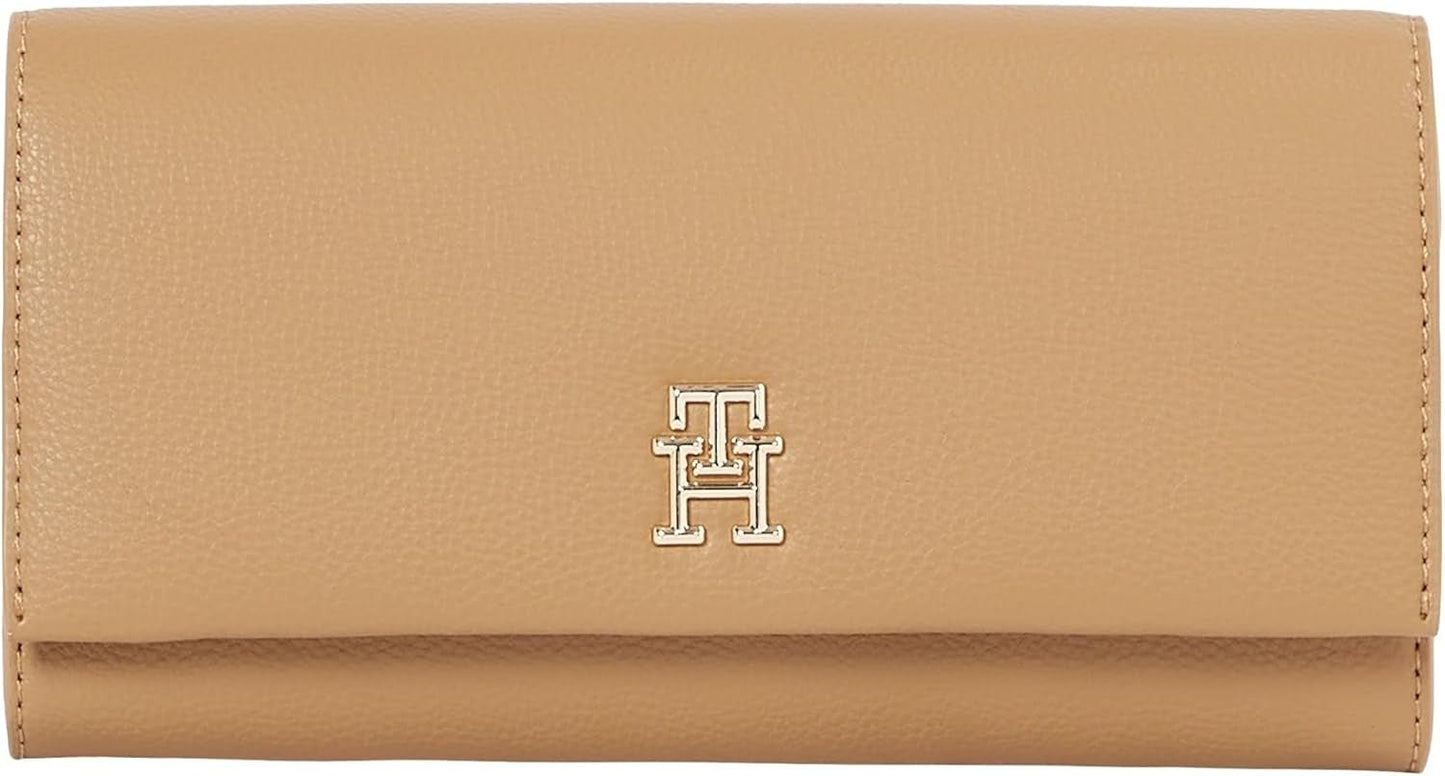 Tommy Hilfiger Aw0aw17267 Portfel damski damski Naty Shop Khaki (Safari Canvas) Os