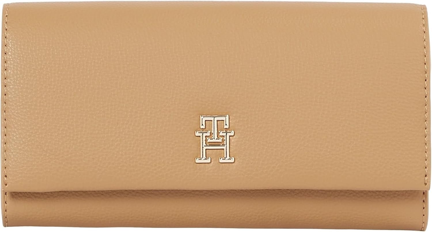 Tommy Hilfiger Aw0aw17267 Portfel damski damski Naty Shop Khaki (Safari Canvas) Os