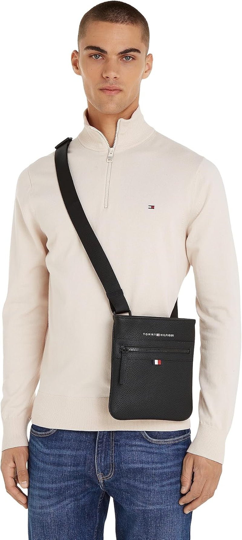 Tommy Hilfiger Męski ESSENTIAL PU MINI CROSSOVER Crossover Bagaż i sprzęt podróżny Naty Shop