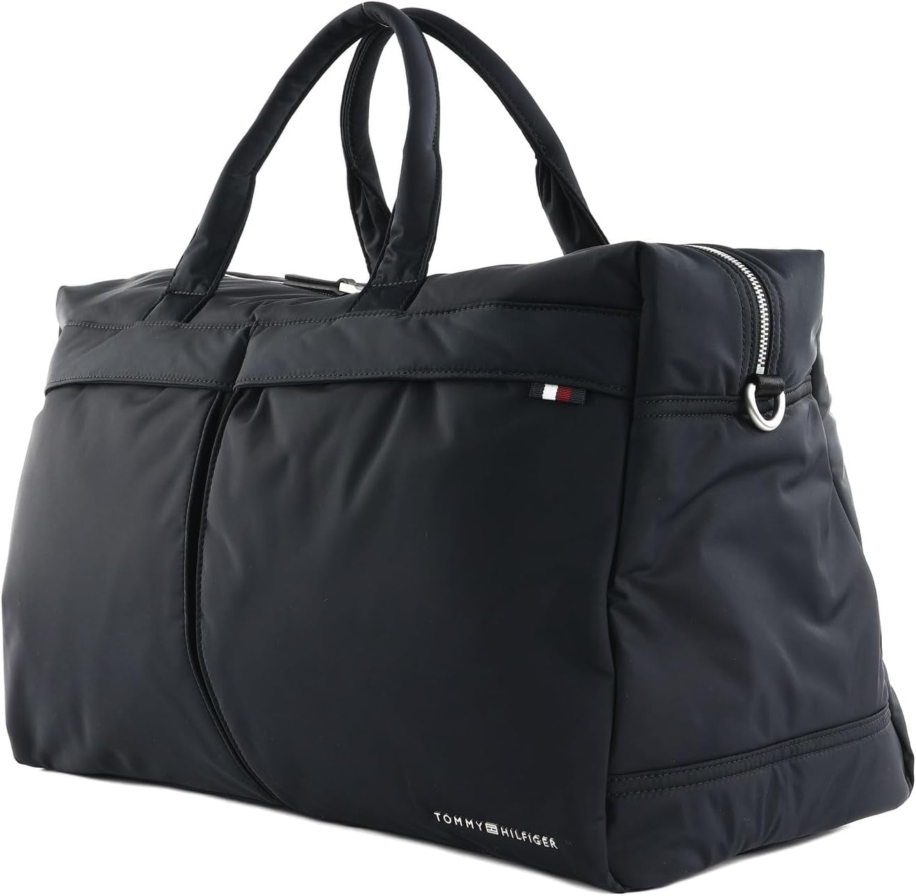 Męska torba podróżna Tommy Hilfiger TH Signature AM0AM12218 Torba podróżna, czarna (czarna) Bagaż i sprzęt podróżny Naty Shop
