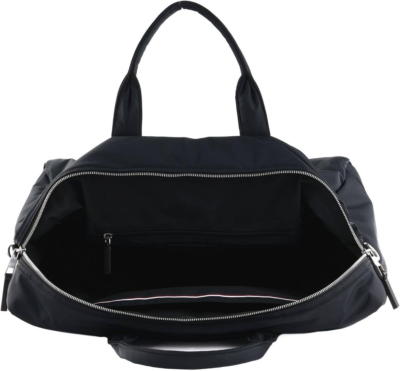 Męska torba podróżna Tommy Hilfiger TH Signature AM0AM12218 Torba podróżna, czarna (czarna) Bagaż i sprzęt podróżny Naty Shop