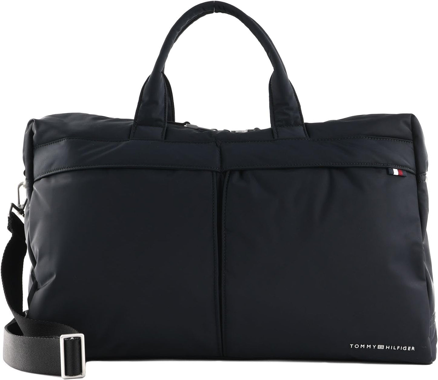 Męska torba podróżna Tommy Hilfiger TH Signature AM0AM12218 Torba podróżna, czarna (czarna) Bagaż i sprzęt podróżny Naty Shop Domyślny tytuł