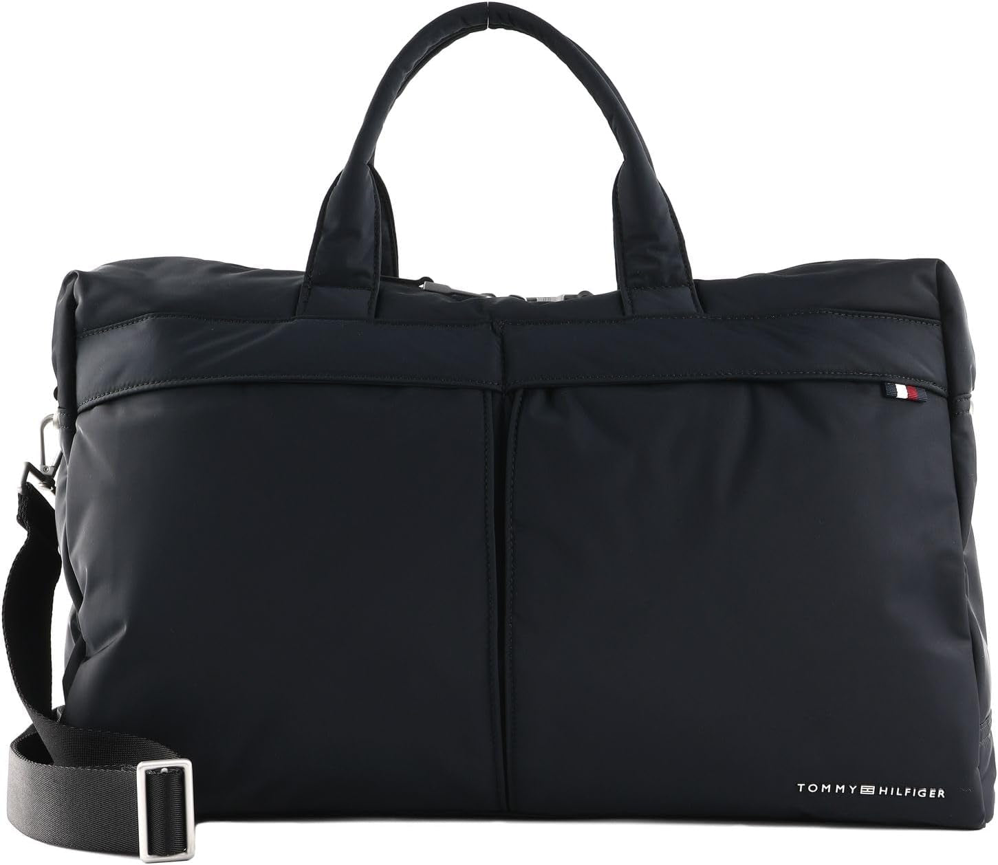 Męska torba podróżna Tommy Hilfiger TH Signature AM0AM12218 Torba podróżna, czarna (czarna) Bagaż i sprzęt podróżny Naty Shop Domyślny tytuł