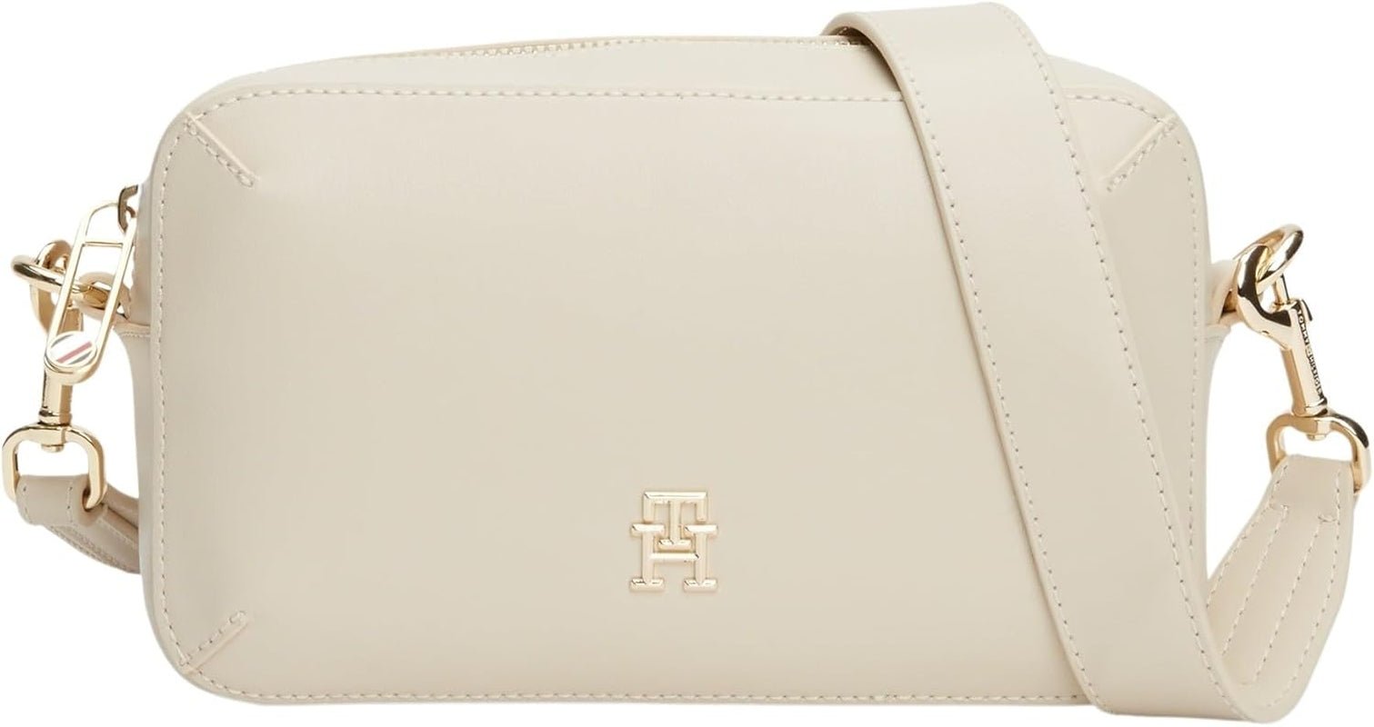 Tommy Hilfiger Torba Crossbody Chic Flap Crossover Małe torby damskie Naty Shop Beige (klasyczny beż)