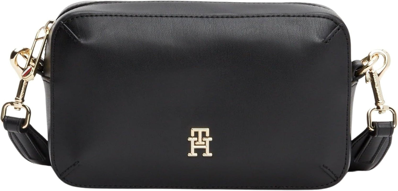 Tommy Hilfiger Torba Crossbody Chic Flap Crossover Małe torby damskie Naty Shop Czarny (czarny)