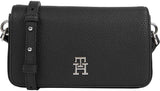 Tommy Hilfiger Crossbody Bag Emblem Flap Crossover Małe torby damskie Naty Shop Black