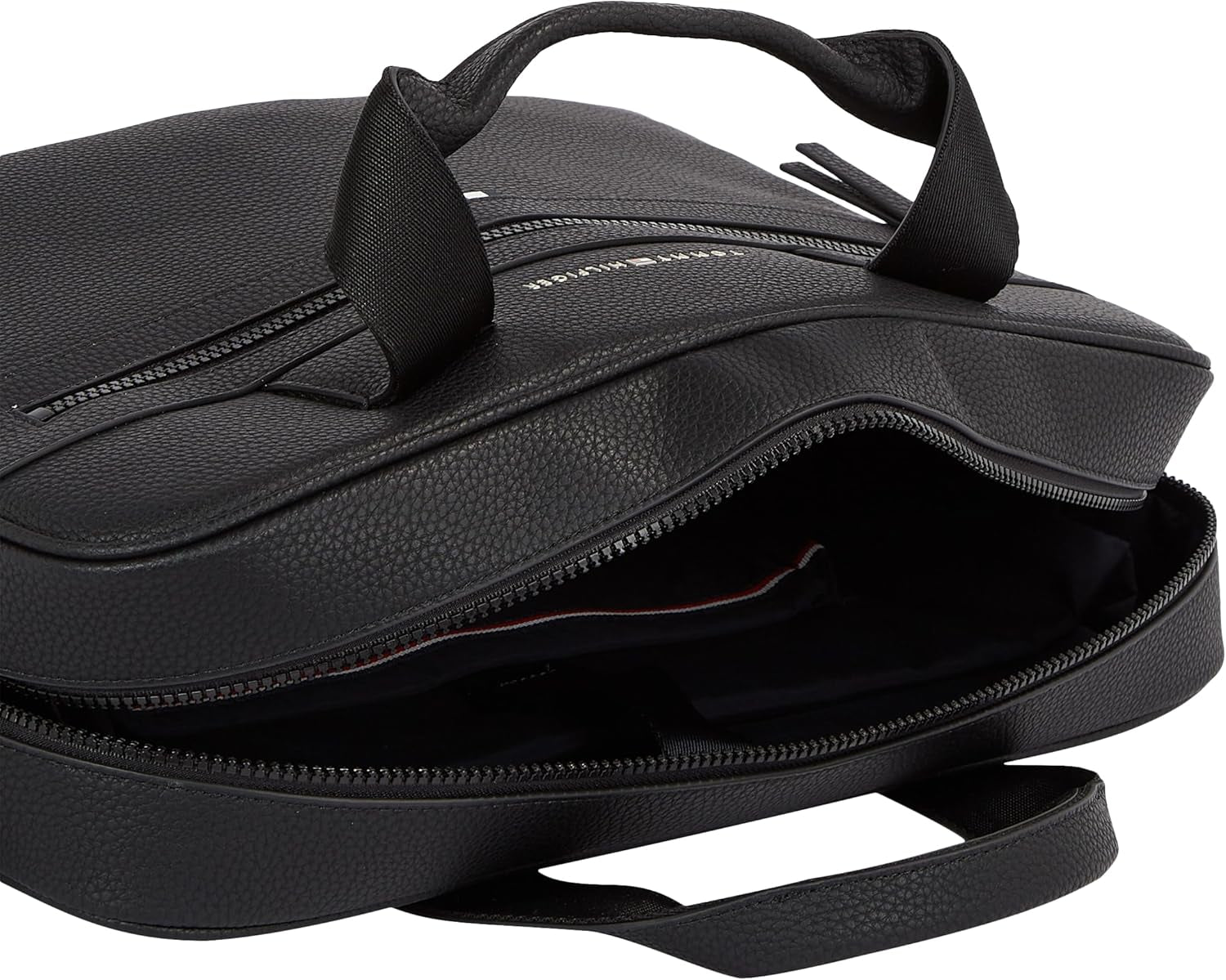 Męska torba na laptopa Tommy Hilfiger ESSENTIAL PU COMPUTER BAG, czarna, bagaż i sprzęt podróżny OS Naty Shop