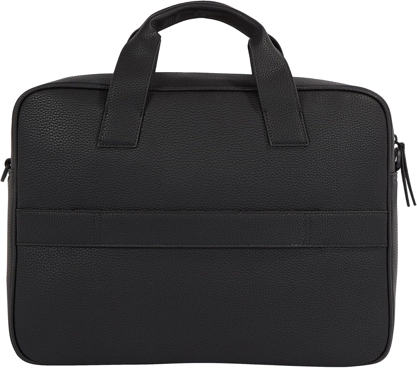 Męska torba na laptopa Tommy Hilfiger ESSENTIAL PU COMPUTER BAG, czarna, bagaż i sprzęt podróżny OS Naty Shop