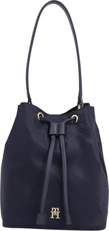 Tommy Hilfiger Damski Poppy Bucket Aw0aw15218 Torby, jeden rozmiar Torby damskie Naty Shop Blue (gwiezdny błękit)
