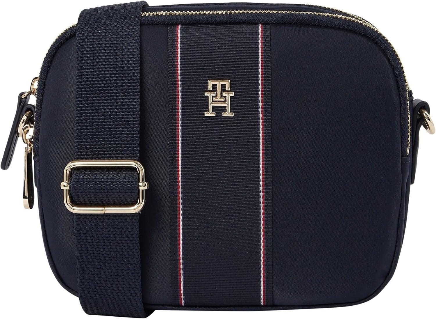 TOMMY HILFIGER Damska torba na aparat Poppy Body Aw0aw17230 Crossover Bagaż i sprzęt podróżny Naty Shop Blue (korpus Space Blue)