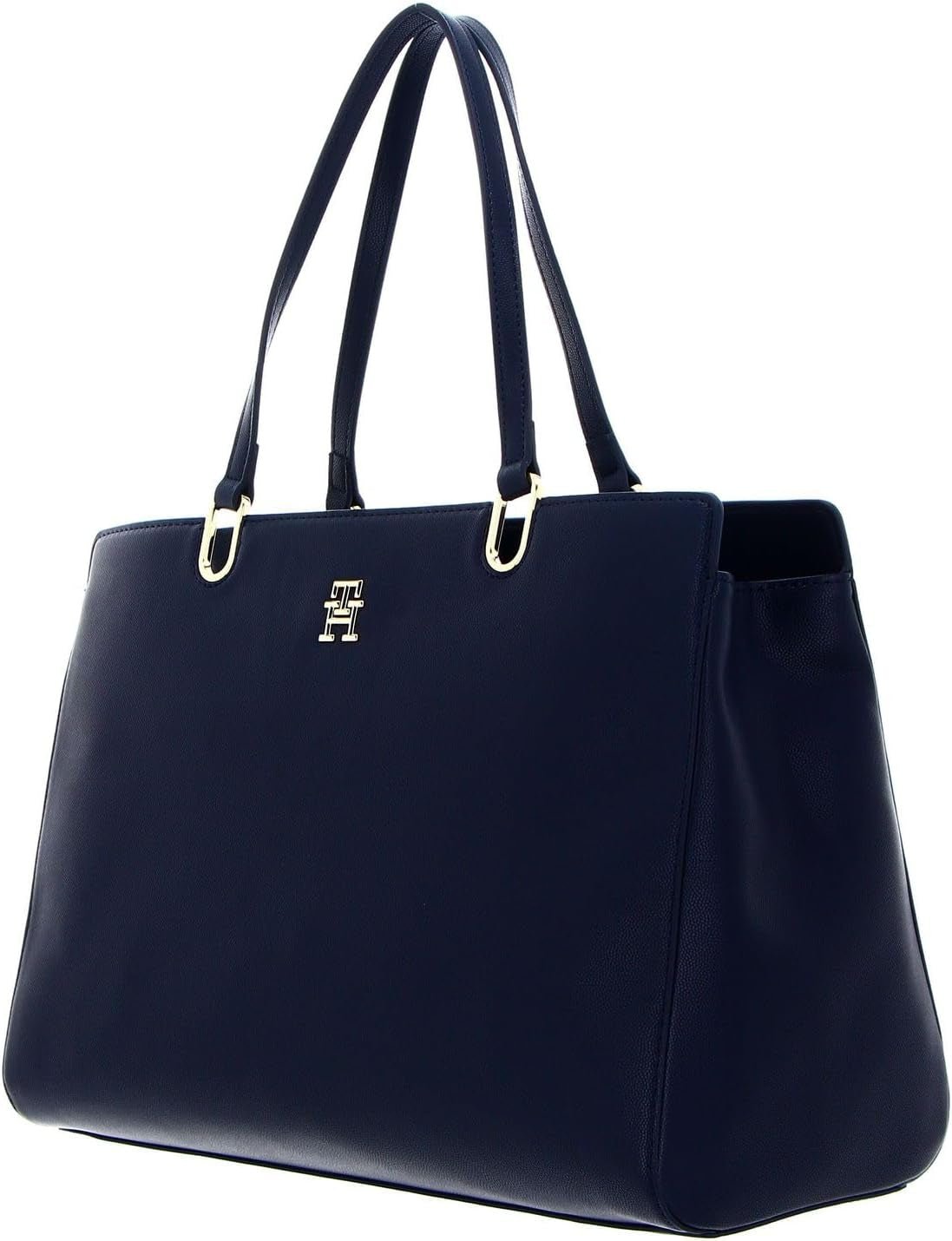 Torba damska Tommy Hilfiger TH Ponadczasowa torebka z kieszeniami wewnętrznymi, niebieska (kosmiczny błękit), Torby damskie w jednym rozmiarze Naty Shop