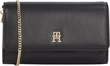Tommy Hilfiger Torba na ramię Eternity Chain Crossover Torby na ramię z łańcuszkiem Damskie Naty Shop Czarny (czarny)
