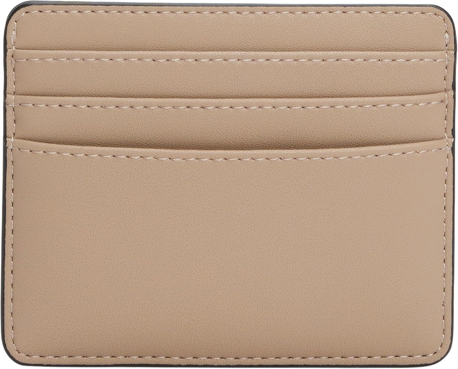 Damskie etui na karty Tommy Hilfiger Kobieta z logo, beżowy (Coastal Taupe), uniwersalny portfel męski Naty Shop
