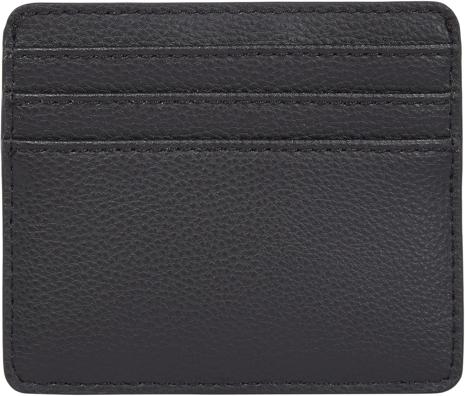 Damskie etui na karty Tommy Hilfiger Miękka taśma z logo Mały, czarny, uniwersalny portfel damski Naty Shop