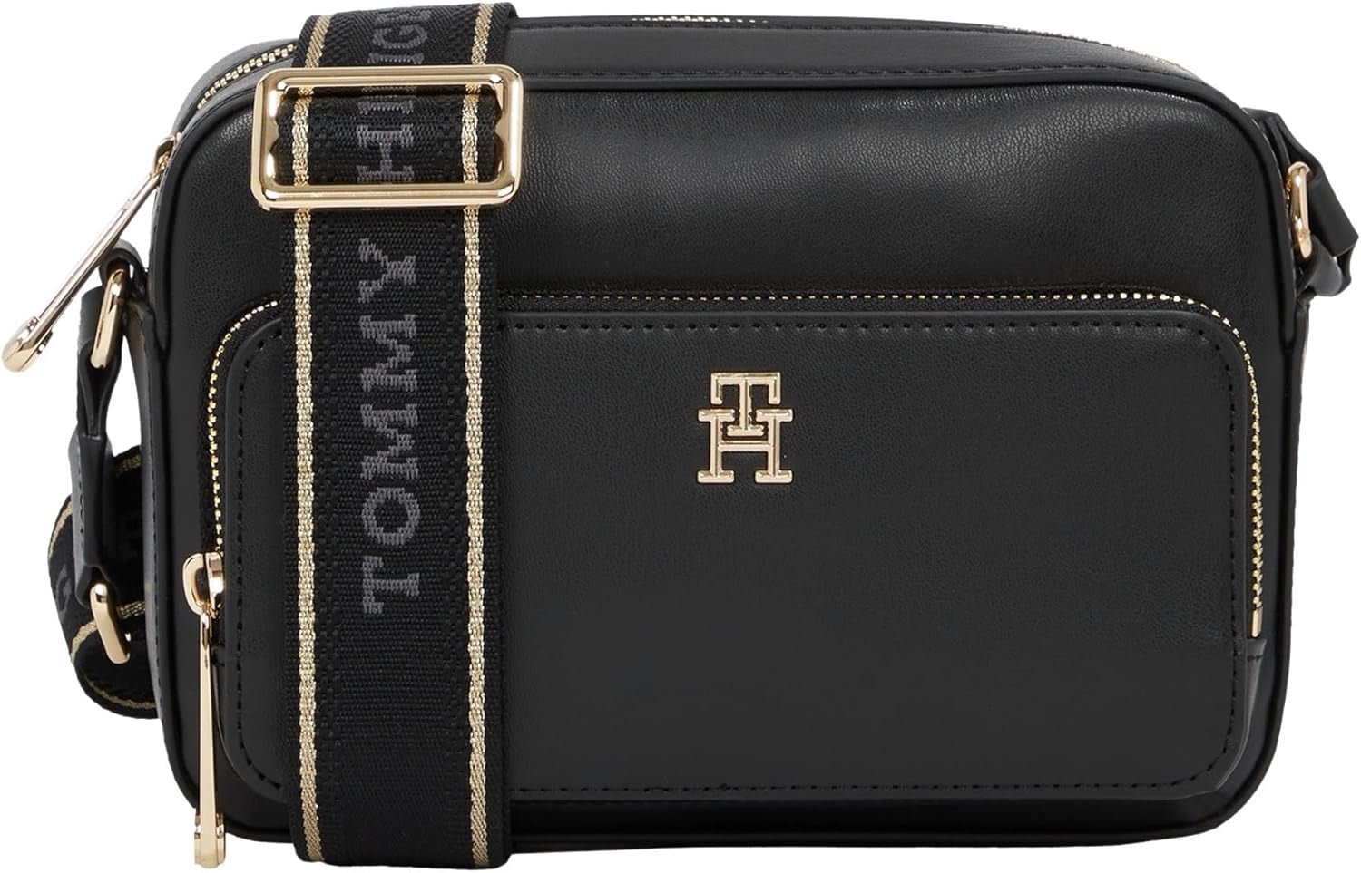 Torba na aparat Tommy Hilfiger Th Joy Aw0aw16812 Crossover Bagaż i sprzęt podróżny Naty Shop Czarny (Czarny)